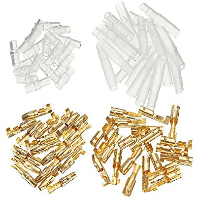 Lot de 200/400 cosses électriques 4.0 pour moto, vélo, voiture, bateau