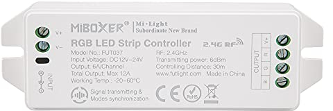 Miboxer Milight Controller 2.4G Funk LED Controller FUT037 RGB 12-24V 3 Kanal für LED Produkte