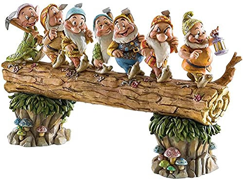 Lipeed Sept Arbres Nains GNOME décorent, Nain en résine Mignon créatif Fait à la Main, Statues naines de Jardin de fées pour Accessoires de Jardins de fées Cadeaux pour Enfants en Plein air