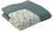 ULLENBOOM ® Baby Krabbeldecke 140x140 cm gepolstert - Salbeigrün-Regenwald (Made in EU) - XXL Krabbeldecke für Baby mit 100% OEKO TEX Baumwolle, ideal als Babydecke & Spieldecke
