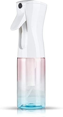 TANSHINE Vaporisateur Cheveux Boucle Pulverisateur Cheveux Vaporisateurs Rechargeable d Eau Brumisateur pour Plante Interieur,Coiffeur,Fleurs Noir,Spray Alcool,200 ml