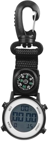 Mikikit Klettern Elektronische Uhr Digitale Taschenuhr Elektronische Uhr Taschenuhr Herren Rucksack Hängend