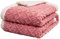 Hayisugal Flauschige Sherpa Kuscheldecke - hochwertige Schafdecke, super weiche Fleecedecke als Sofadecke, Tagesdecke oder Wohndecke Couchdecke Sofa überwurfdecke, Rosa, 200 x 230cm