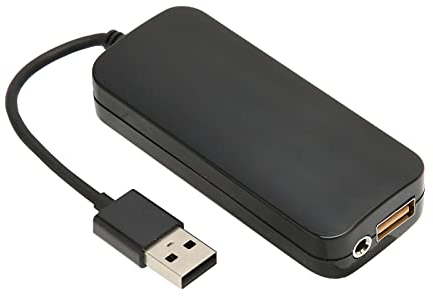 PUSOKEI Wired CarPlay Dongle, USB CarPlay Adapter für Car Radio, Support Wired Android Auto/Kabel Spiegel/Sprachsteuerung/AutoKit App, kompatibel mit und Android Telefonsystem