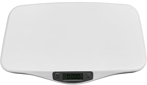 SAMTEK Baby Weighing Scales, Multi-Function Digital Baby Scale with Tare and Hold Functions & LCD Display, Accurately Measure Baby Up to 20kg load capacity Pet Scales for Toddler and Adult