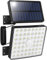 Tailcas Solar Security Lights Outdoor Motion Sensor, 4 Modes Solar Lights Outdoor IP65 Waterproof, 54 LED Solar Powered Wall Lights for Garden Shed Yard Fence Garage Door, ‎‎black (KQ-30058-1)