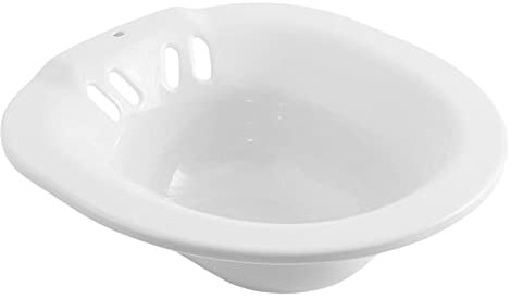 Vasca da bagno per WC, bidet, lavandino, per adulti, colore: bianco