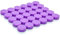 PYJLBX Fridge Magnets, 30 Pack Strong Magnet Small Magnets Whiteboard Magnets, Crafts Magnets, Colourful Mini Round Magnets Heavy Duty Magnets for Whiteboard,Crafts,Notice Board,Fridge,Office (Purple)