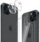 GEEMEE für iPhone 15 Hinten für Panzerglas Schutzfolie +Kamera Schutzfolie,2 Stück +2 Stück 9H Filmhärte Gehärtetem Schutzglas Hohe Empfindlichkeit Displayschutzfolie