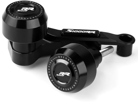 Modeer Kompatibel mit S1000RR 2023 2024 2025 S1000 RR Motorrad rahmen Antikollisions-Fallschutz Slider Crash s 1000 rr Zubehör (Schwarz)