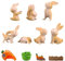 11 Stück Mini Hase Figuren Osterhasen Figuren Osterdeko Harz Osterhase Kaninchen Bunny Figuren Ornamente für Ostern Weihnachten Mikro Landschaft Desktop Kinder Geburtstagsgeschenk Party