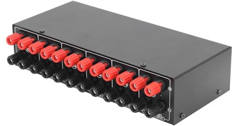 Audio Selector Box, Passive Selector Switch 4 Way Amplifier 2 Speaker Out Audio Selector Box Passive Speaker Selector for, Selector Switch Boxes