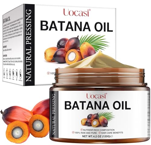 Rohes Batana Öl 120g.100% natürlich,Reiner, organischer Wirkstoff für Haarwachstum, Behandeln Sie trockenes beschädigtes Haar, befeuchtet Haar und Kopfhaut, Haarausfall und erhöht die Haardicke