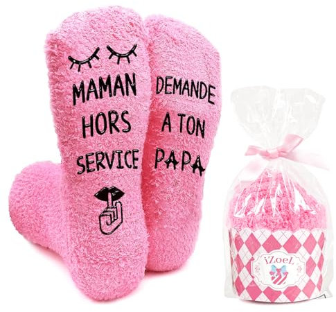 iZoeL Chaussettes Femme Cadeau Saint Valentin, Chocolate Gâteau Chaussette Si Tu Vois Ça, Apporte Moi Cadeau Maman Soeur Meilleure Amie