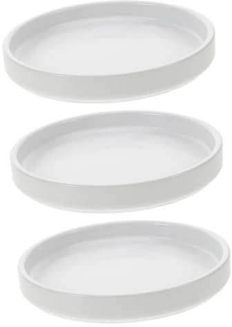 VINTORKY 3piezas Platillos De Cerámica Para Plantas Unidades Estilos Modernos Perfectos Para Decoración