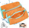 Sacchetti per Scarpe Lavanderia Sacchetto Scarpe Lavatrice Scarpe, 2 pezzi, Anti-Deformazione, Riutilizzabile e Resistente, Biancheria, Scarpe a Rete, per Scarpe da Ginnastica (arancione)