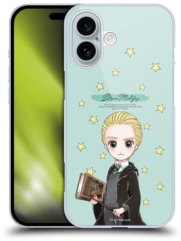 Head Case Designs Offiziell Zugelassen Harry Potter Draco Malfoy Deathly Hallows XXXVII Harte Rueckseiten Handyhülle Hülle Huelle kompatibel mit Apple Apple iPhone 16