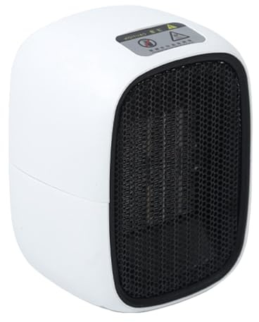 Chauffage électrique, chauffage portable,Chauffage de sécurité 500 W - Petit radiateur, chaleur rapide PTC pour bureau de chambre intérieur, protection contre la surchauffe