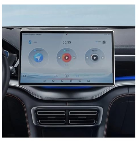For BYD For Seal U For Dm-i 2024 Tempered Glass Screen Protector Film 15.6 Inch Car Infotainment Radio GPS Navigation Navigation Screen Protector Tempered Glass