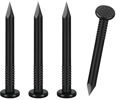 VGBUY 1412PCS Hardware Nails, 3/4 Inch Flat Head Black Nails for Hanging Pictures,Picture Hanging Nails, Small Nails, Wall Nails, Wood Nails, Finishing Nails