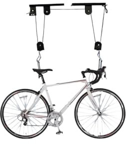 JKELPV Bicycle Bike Lift Hoist Ceiling Storage Hanger Pulley Rack Bike Kickstands Bicycle Stand