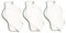 Garneck Lot De 3 Coupelles en Verre pour Diffuseur Dhuiles Essentielles Et Chauffe-Cire