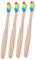Beaupretty 4 Pezzi spazzolino a setole spazzolini da viaggio spazzolini da denti copertura per spazzolino da viaggio spazzolino da denti in bambù spazzolino da denti per adulti Colorful
