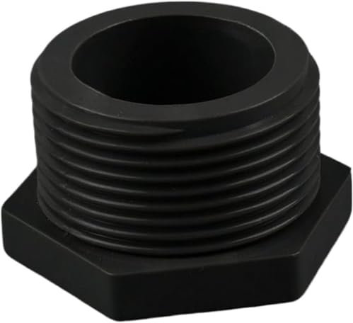 LUbrel Raccord de Tuyau d'eau, 1 pièce 20/25/32/40/50/63 mm, Filetage mâle en PVC, Accessoires, connecteurs, Tuyau d'alimentation en Eau, Aquarium, Bouchon à vis(Gray,50mm)