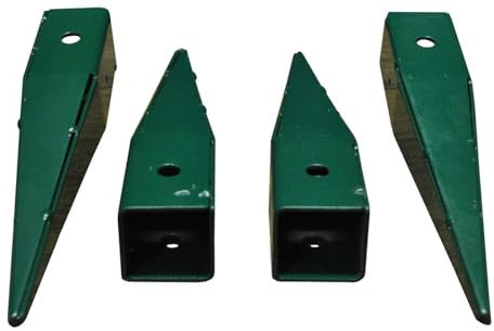 Selections Pack of 4 Metal Ground Spikes for Wooden Garden Arch (Fits 3.4cm x 3.3cm Arch Legs)