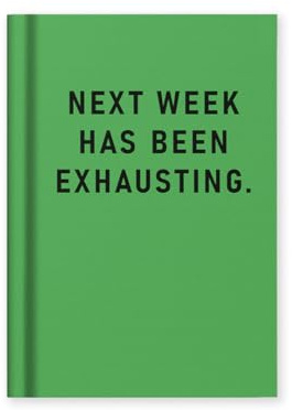 Ohh Deer Next Week Has Been Exhausting | Pocket Fabric Hardback Notebook (A7) | 112 Lined Pages | Funny Gift Notebook