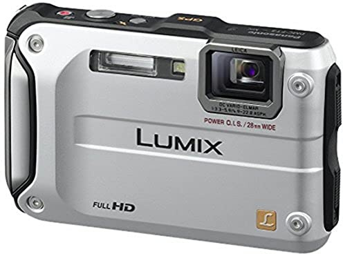 Panasonic Lumix DMC-FT3 Digital Camera 12.0 Megapixel 4.6x Optical Zoom Waterproof 2 m Shock Proof 2.7-Inch Display Silver (Renewed)