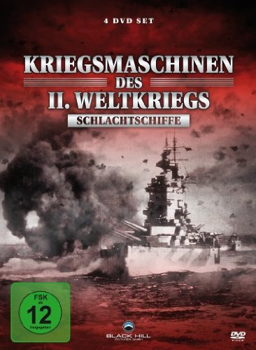 Kriegsmaschinen des II. Weltkriegs - Schlachtschiffe - Metal-Pack [4 DVDs]