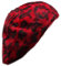LadyMYP©Baskenmütze, Animal Print, Leopard, langhaariger Angora-Wolle, Mütze, Barett (Animal_rot)