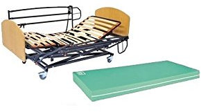 Gerialine – Bettwäsche articulada-conjunto Vita Plus: Bett mit Lift-Funktion, 90 x 190 cm, Modern, Weiß, Hochbett, Verstellbares Krankenhausbett