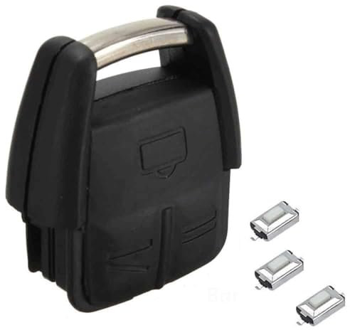 RKFUK DIY Repair Kit Replacement 3 Button Remote Car Key Fob Case 3 Micro Switches New Battery for Opel Agila Astra Combo Corsa Meriva Tigra Omega Vectra Insignia Zafira Corsa van Omega Cars Vans