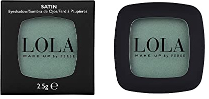 Lola Make-Up Mono Eyeshadow, Green Tint, Satin, Rich Intense Pigmentation, High Coverage, Use Wet & Dry, All Skin Tone, Mineral Oil Free, Vegan & Cruelty Free, No. 033