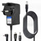 T POWER (Long Cable Ac Dc adapter for V-TECH Cordless Phone Answering System (CS, DS SERIES Phone Base) Cordless Headset CareLine Home Telephone and Personal Communication System