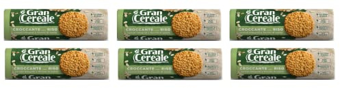 6x Mulino bianco Gran Cereale keks mit reis Getreide kekse Multi Cerealien 230g