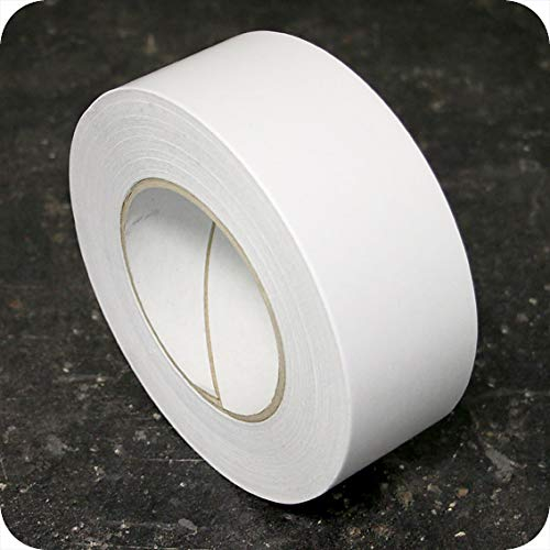 Doppelseitiges Klebeband 50 M - Breite 25 mm -handreißbar - transparent - perfekt zum basteln - stark haftend — optimal für Papier, Stoffe, Aluminium, Metall, Holz Glas, Keramik -Top Anfangshaftung