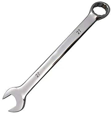 SENRISE Combination Spanner 1PCS 6-32mm Open & Ring Spanner Double End Metric Wrench Hand Tools for Repair Car Bike Use (32mm)