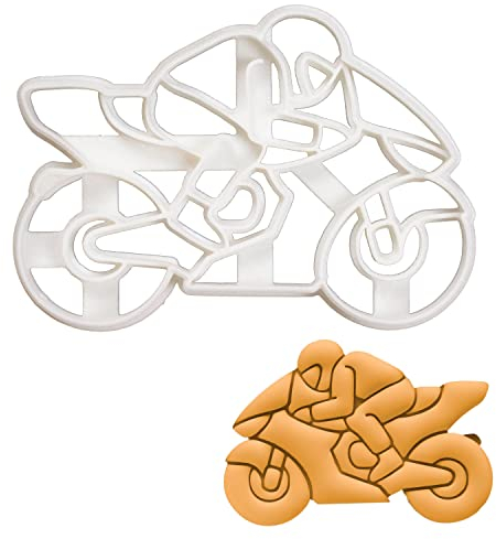 Motorradfahrer Ausstechform, 1 Teil