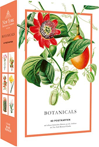 TOPP Botanicals. 60 Postkarten mit seltenen Motiven aus den Archiven des New York Botanical Garden: Hochwertige Kartonschachtel, 60 Postkarten mit Motivdruck, Rückseite mit Adresslinien