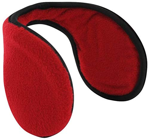 Lipodo Ohrenschützer (Ohrenwärmer) für Damen und Herren - Earband in Einheitsgröße ca. 54-63 cm - innovativer Ohrenschutz hält die Ohren warm im Winter - Ohrwärmer verschiedene Farben rot One Size
