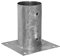 Runde runde Pfostenträger, verzinkt, Durchmesser 100 mm