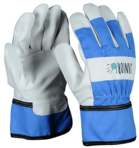 OX-ON Kinderhandschuhe für Gartenarbeit 6-8 Jahre, blau