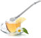 Stainless Steel Yerba Mate Bombilla Drinking Straw, Filtered Spoon Design, Silver