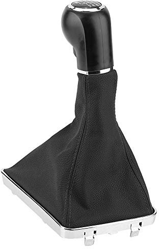 Aramox Pomo de palanca de cambios, coche de 5 velocidades y 6 velocidades, pomo de palanca de cambios, para Astra Corsa GTC 05-10 (6 velocidades)