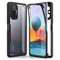 AICEK Kompatibel mit Xiaomi Redmi Note 10 Pro Hülle, 360 Grad Full Body Handyhülle für Redmi Note 10 Pro Max TPU Case Bumper mit Displayschutz Schutzfolie Stoßfest Schutzhülle Schwarz