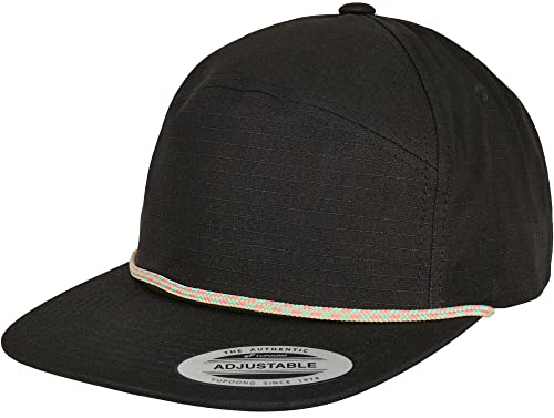 Flexfit Unisex Color Braid Jockey Cap Baseballkappe, Black, one Size