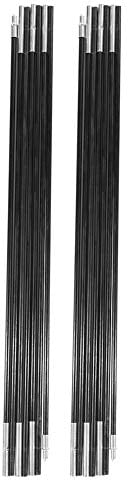 Bewinner 4M Fiberglas Zeltstützstange Stangen Markisenrahmen Kit Faltbare Outdoor-Stütze für Markisenstangen Camping Wandern